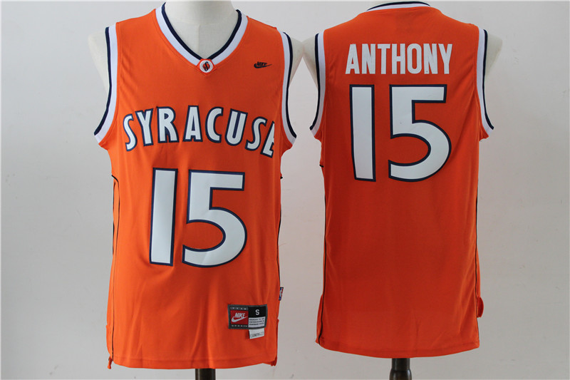 NACC Syracuse University #15 Anthony Orange Jersey