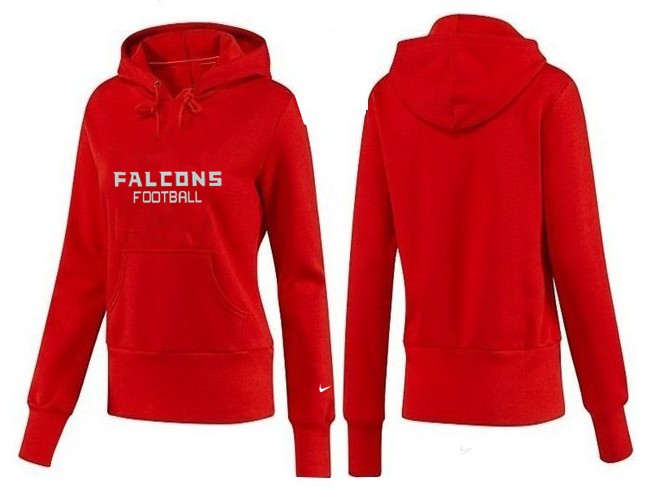 Nike Atlanta Falcons Women Red Hoodie