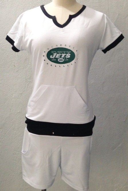NIKE NFL New York Jets womens White sport suit