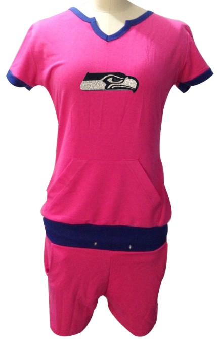 NIKE NFL Seattle Seahawks womens pink sport suit