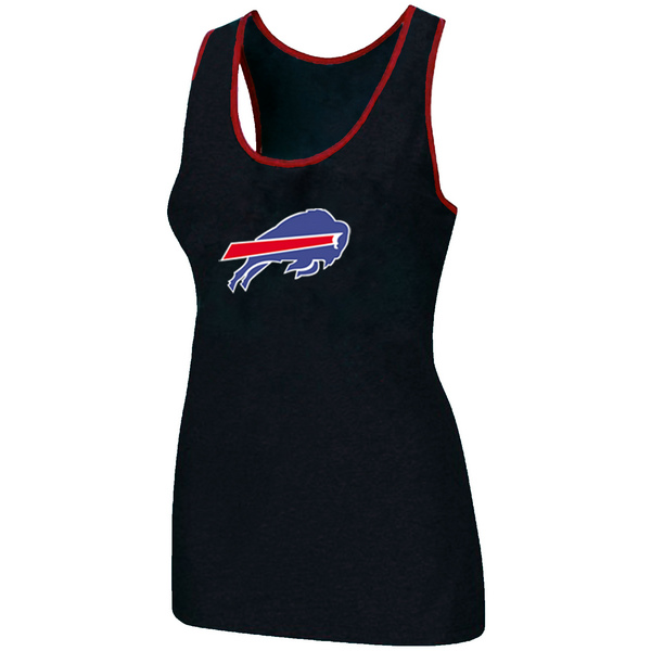 Nike Buffalo Bills Ladies Big Logo Tri-Blend Racerback stretch Tank Top Black