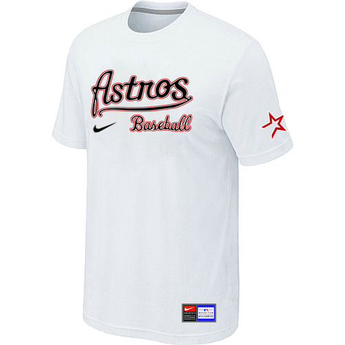 MLB Houston Astros Nike Short Sleeve Practice T-Shirt White
