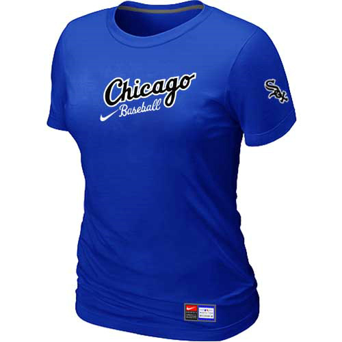 Chicago White Sox Nike Womens Away Practice T Shirt Blue