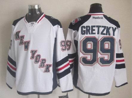 NHL New York Rangers #99 Gretzky White Jersey