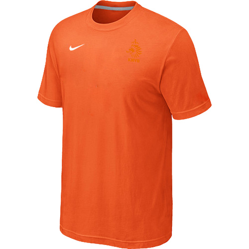 Nike The World Cup  Netherlands Soccer T-Shirt Orange