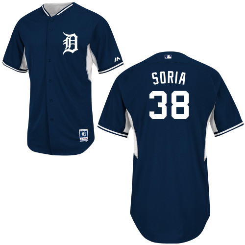 MLB Detroit Tigers #38 Soria 2014 Cool Base BP Jersey