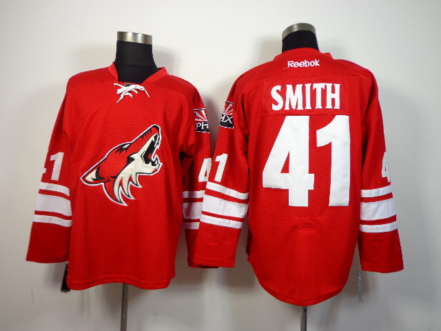 NHL Phoenix Coyotes #41 Smith Red Jersey