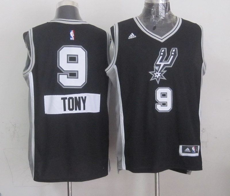 NBA San Antonio Spurs #9 Tony Black Christmas 2015 Jersey