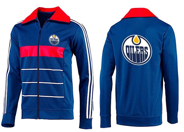 NHL Edmonton Oilers Blue Red Jacket