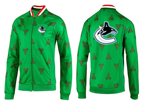 Vancouver Canucks Green NHL Jacket