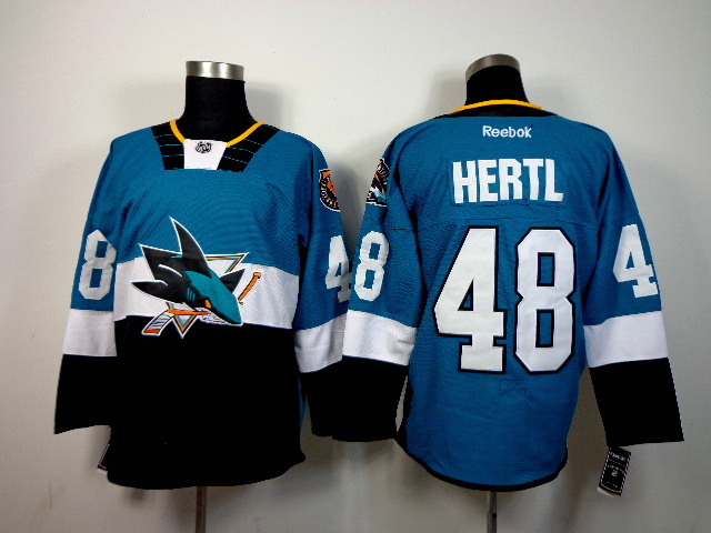 NHL San Jose Sharks #48 Hertl Blue Jersey