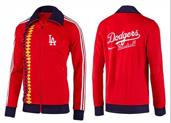 MLB Los Angeles Dodgers Red Black  Jacket