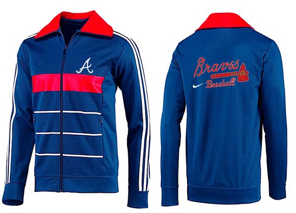 MLB Atlanta Braves Blue Red Jacket