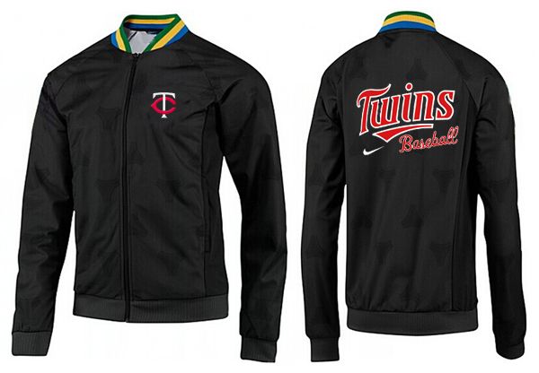 MLB Minnesota Twins Black  Color Jacket