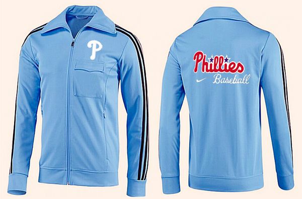 MLB Philadelphia Phillies Light Blue Color Jacket
