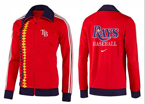 MLB Tampa Bay Rays Red Black  Jacket