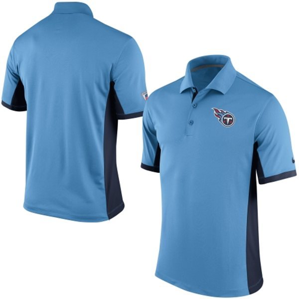 Mens Tennessee Titans Nike Light Blue Team Issue Performance Polo