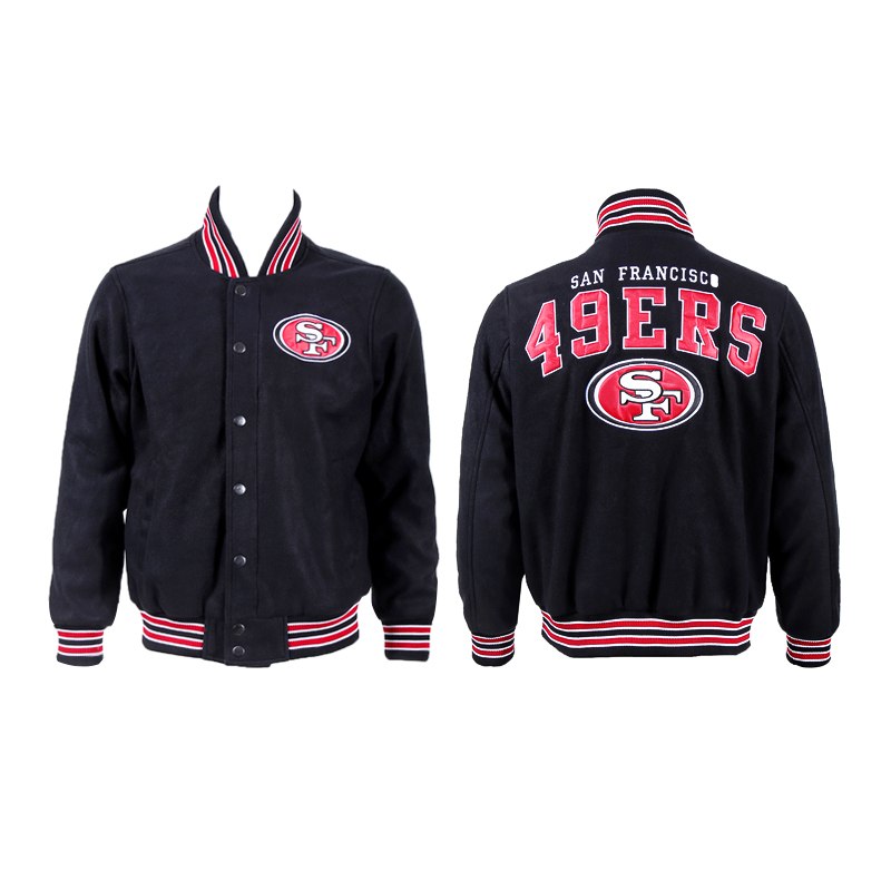NFL San Francisco 49ers Black Jacket