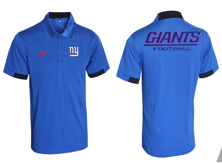 NFL New York Giants Blue Color Polo Shirt