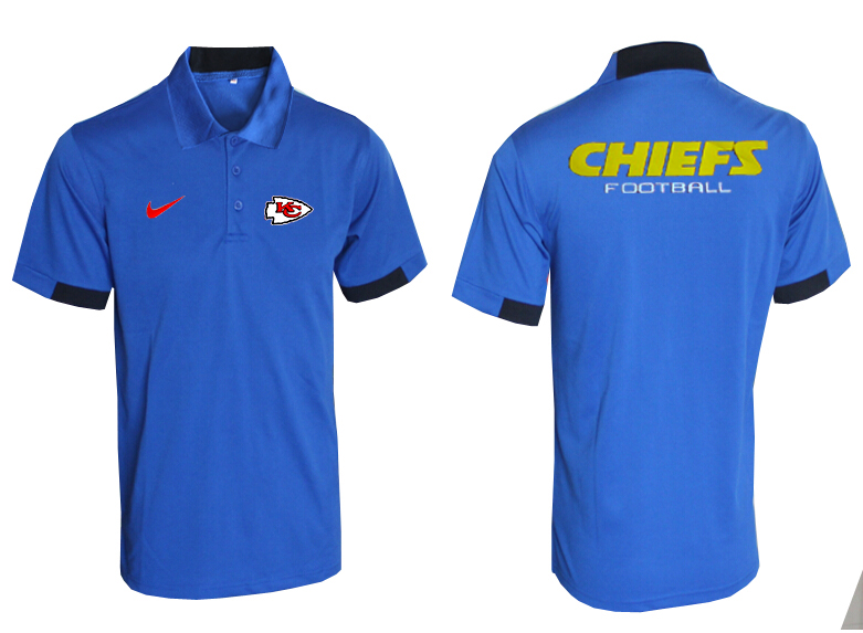 NFL Kansas City Chiefs Blue Polo Shirt