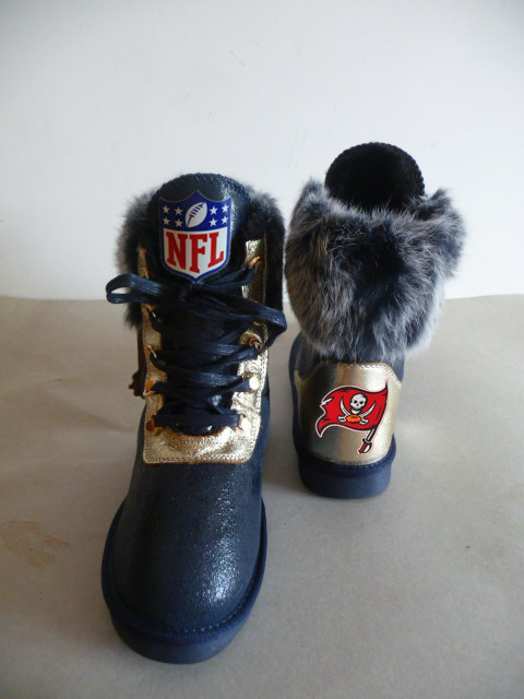 NFL Tampa Bay Buccaneers Cuce Shoes Ladies Fanatic Black Boots