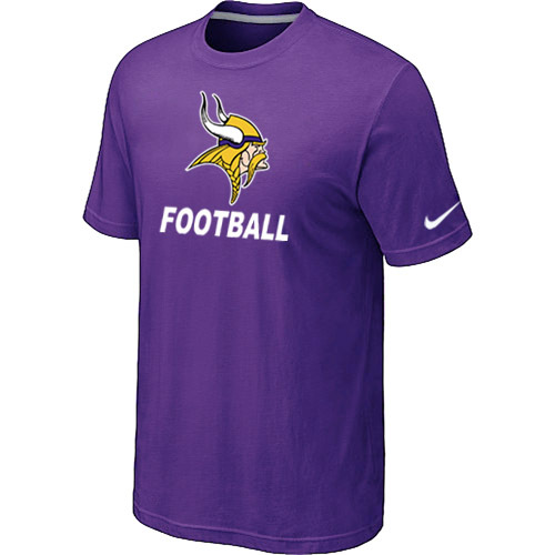Mens Minnesota Vikings Nike Cardinal Facility T-Shirt Purple