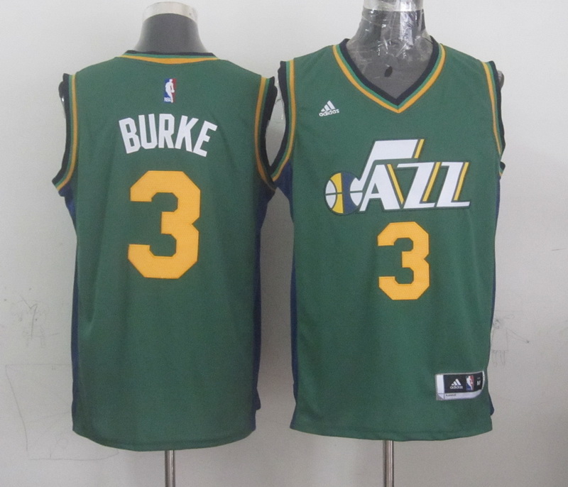 NBA Utah Jazz #3 Burke Green Jersey