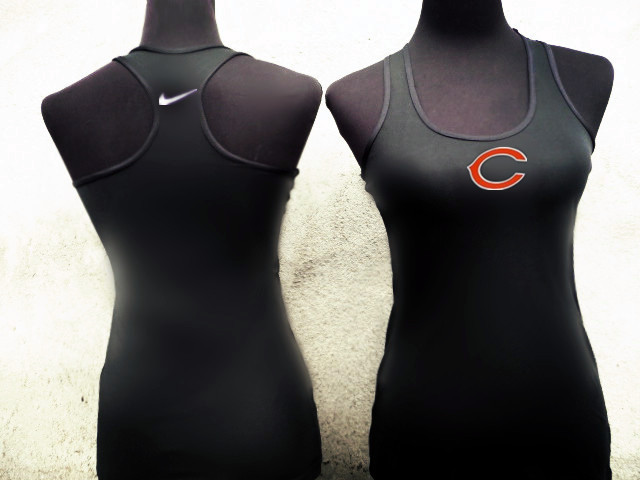 Nike NFL Chicago Bears Women Black Tank Top