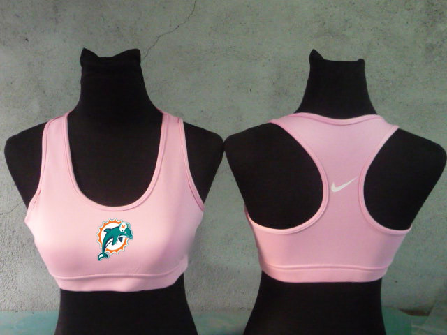 NFL Miami Dolphins Women Pink Tank Top