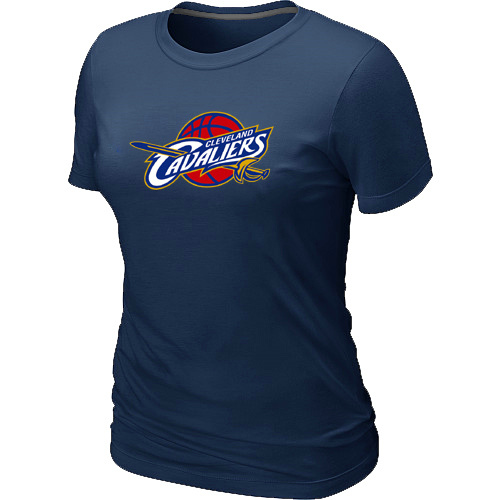 NBA Cleveland Cavaliers Blue Color Women T-Shirt