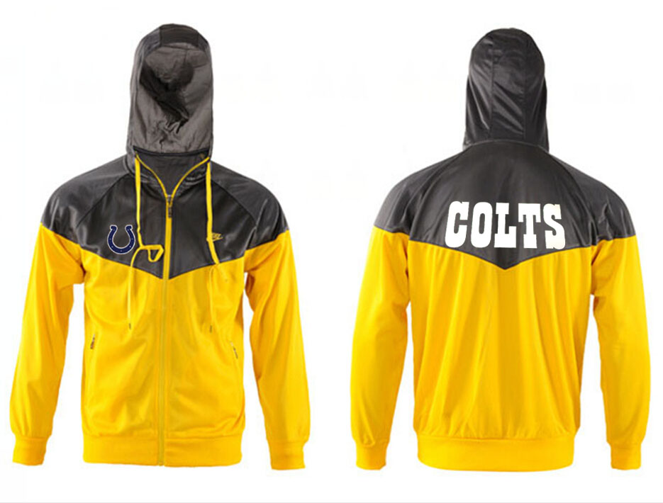 NFL Indianapolis Colts Grey Yellow Jacket