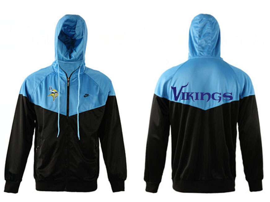 NFL Minnessota Vikings Blue Black Jacket