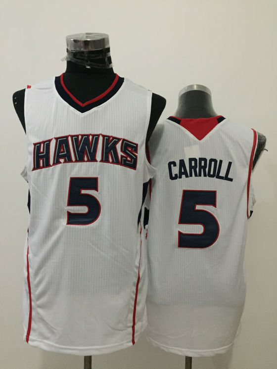 NBA Atlanta Hawks #5 Carroll White Jersey