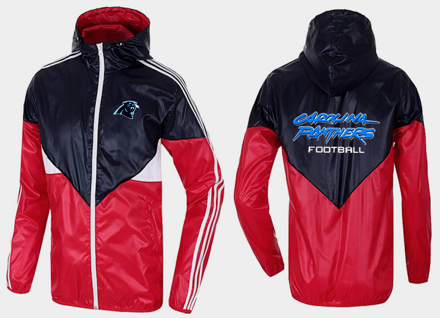 NFL Carolina Panthers Red Black Jacket