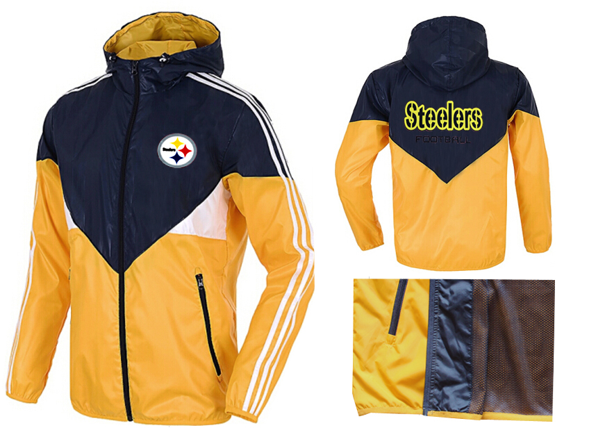 NFL Pittsburgh Steelers Yellow Black Jacket
