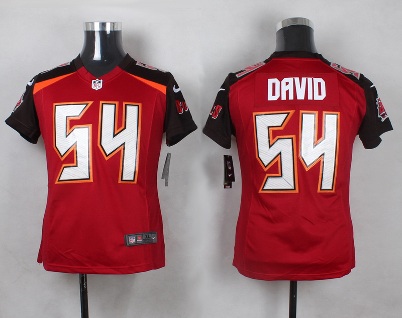 Youth Nike Tampa Bay Buccaneers #54 David Red Limited Jersey