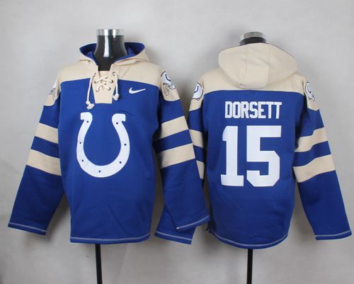 NFL Indianapolis Colts #15 Dorsett Blue Hoodie