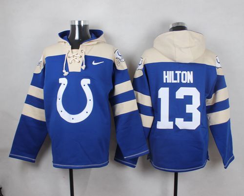 NFL Indianapolis Colts #13 Hilton Blue Hoodie