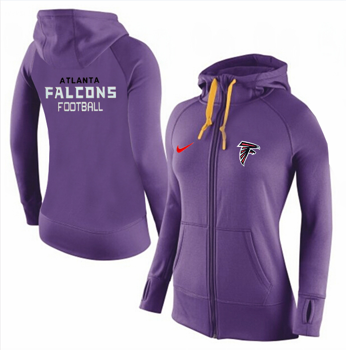 NFL Atlanta Falcons Women Hoodie Purple