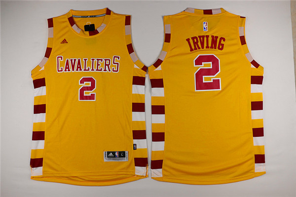 NBA Cleveland Cavaliers #2 Irving Yellow Jersey