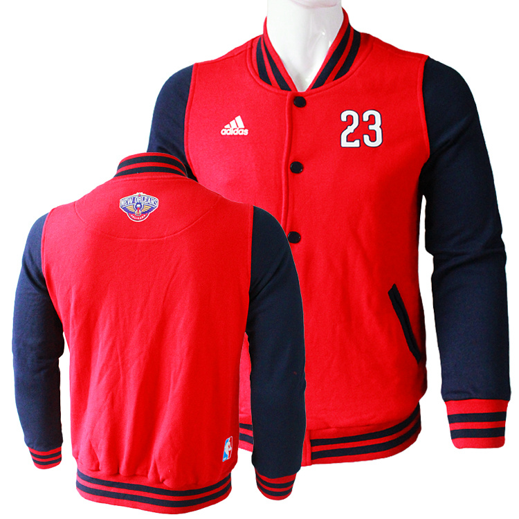 NBA New Orleans Hornets #23 Davis Red Jacket