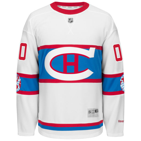 NHL Montreal Canadiens #00 Your Name White Custom Jersey