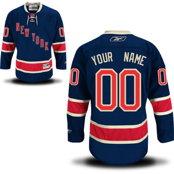 NHL New York Rangers #00 Your Name Home Custom Jersey