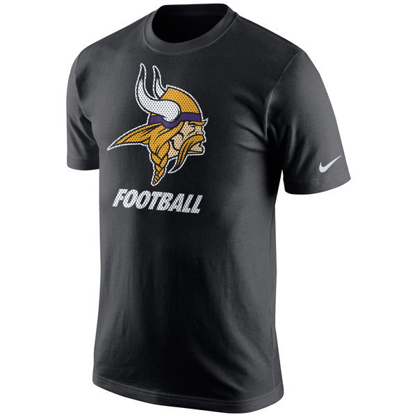 Minnesota Vikings Nike Facility T-Shirt - Black 