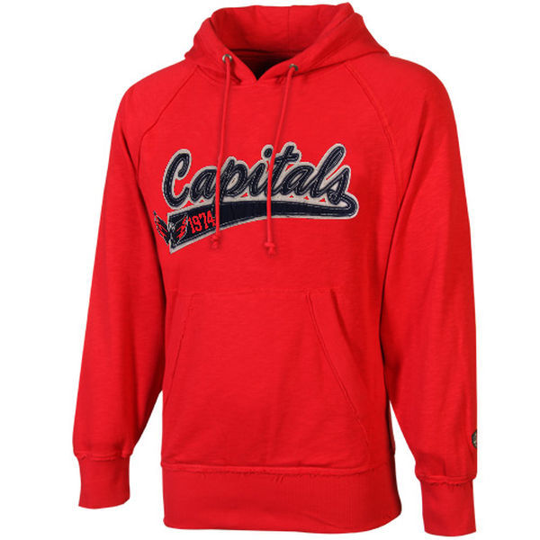 Old Time Hockey Washington Capitals Hudson Pullover Hoodie - Red 