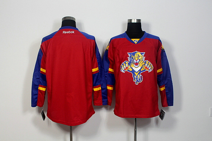 NHL Florida Panthers Blank Red Jersey