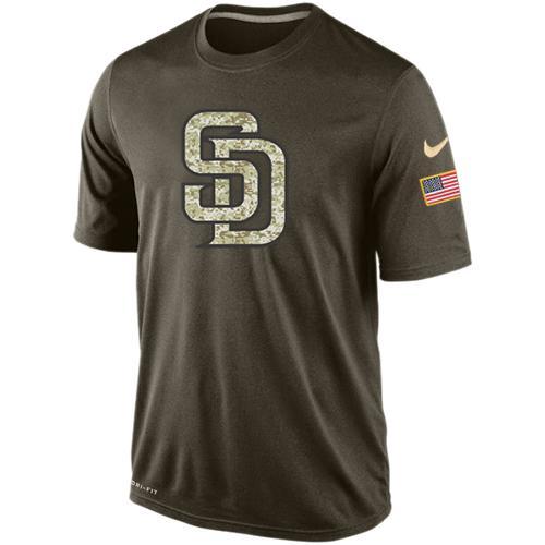 Mens San Diego Padres Salute To Service Nike Dri-FIT T-Shirt