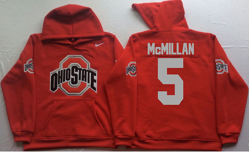 NCAA Ohio State Buckeyes #5 McMillan Red Sweater