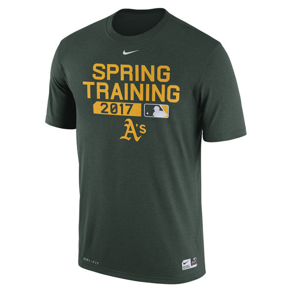Mens Oakland Athletics Nike Green Authentic Collection Legend Team Issue Performance T-Shirt