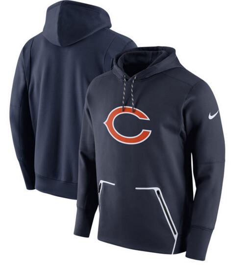 Chicago Bears Nike Champ Drive Vapor Speed Pullover Hoodie - Navy